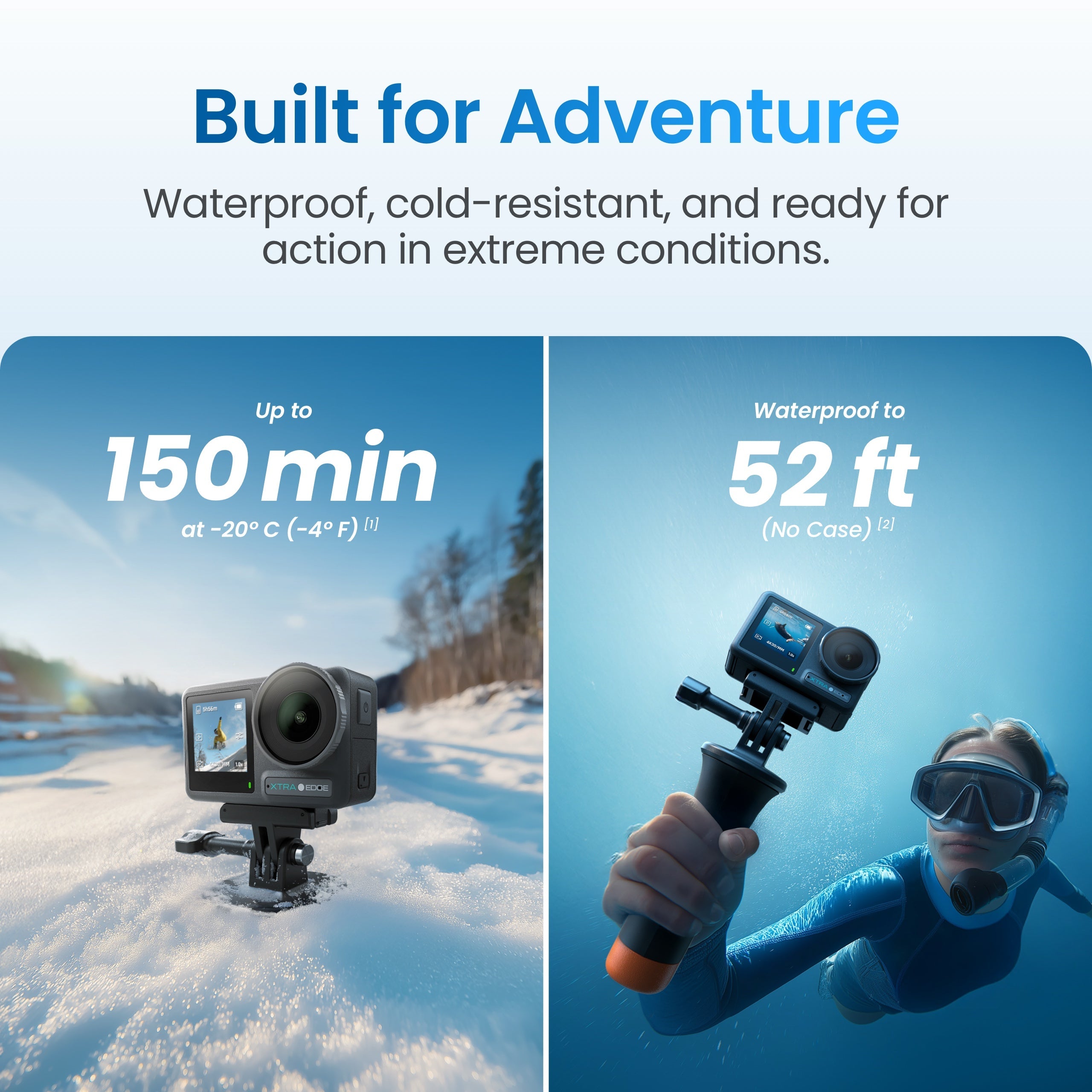 Xtra Edge: The Ultimate 4K Action Camera for Low-Light & Extreme Sports