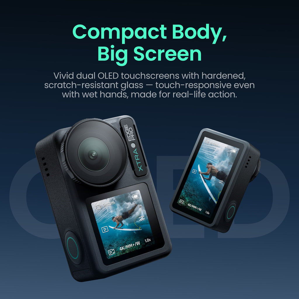 Xtra Edge Pro: 4K Action Camera With 1/1.3 Sensor & Night View