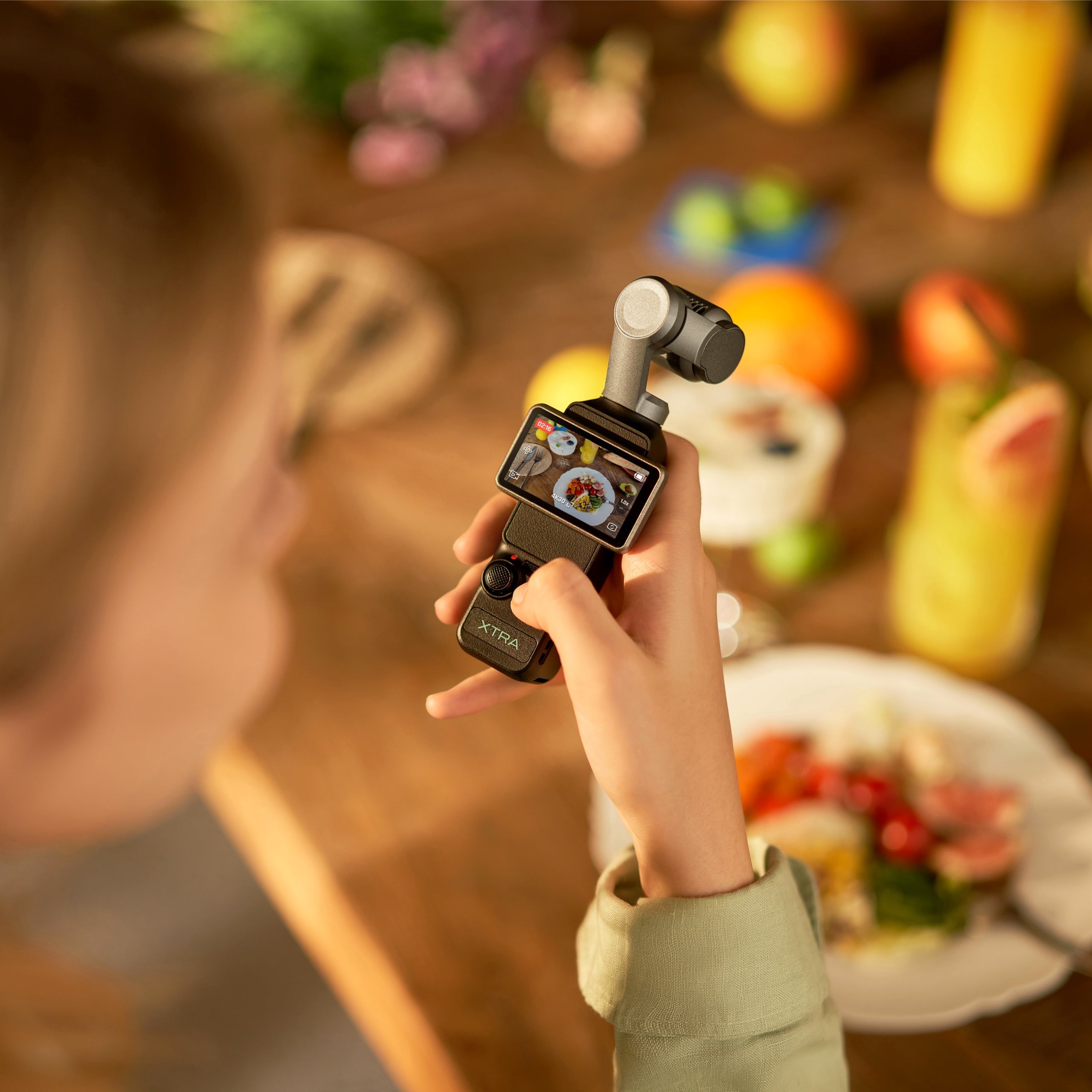 Xtra Muse: 4K/120fps Pocket Gimbal Camera with 1 CMOS Sensor